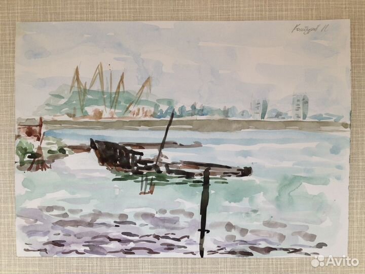 Морские пейзажи и этюды Акварель. Авторские работы