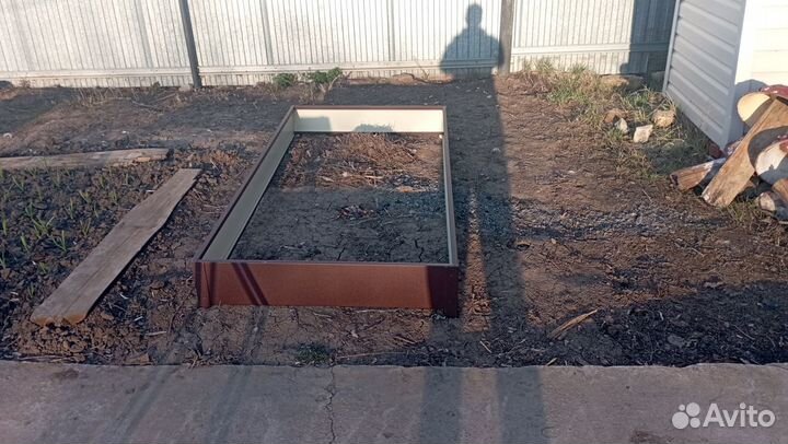 Грядки оцинкованные и крашеные