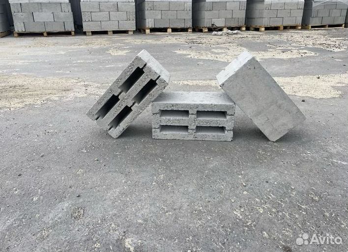 Блоки керамзитобетонные 190х190х390