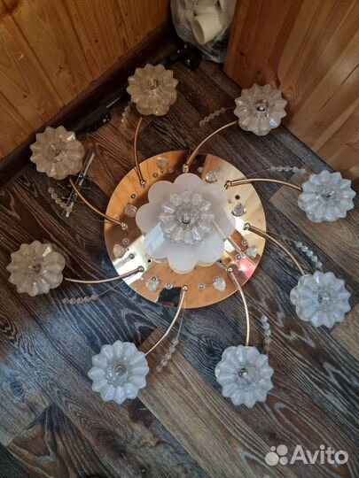 Люстра потолочная бу