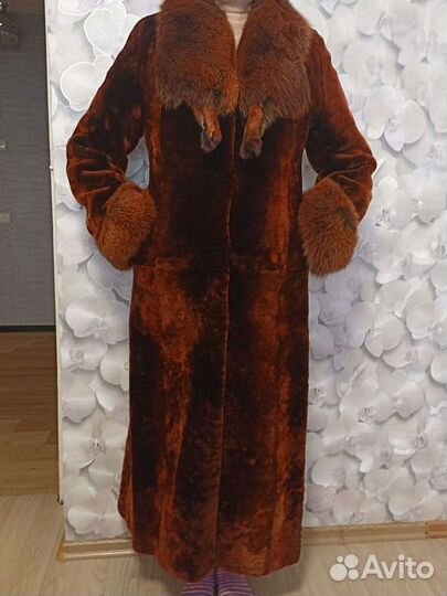 Шуба мутоновая женская