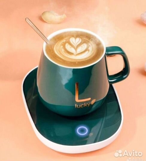 Кружка керамическая с подогревом