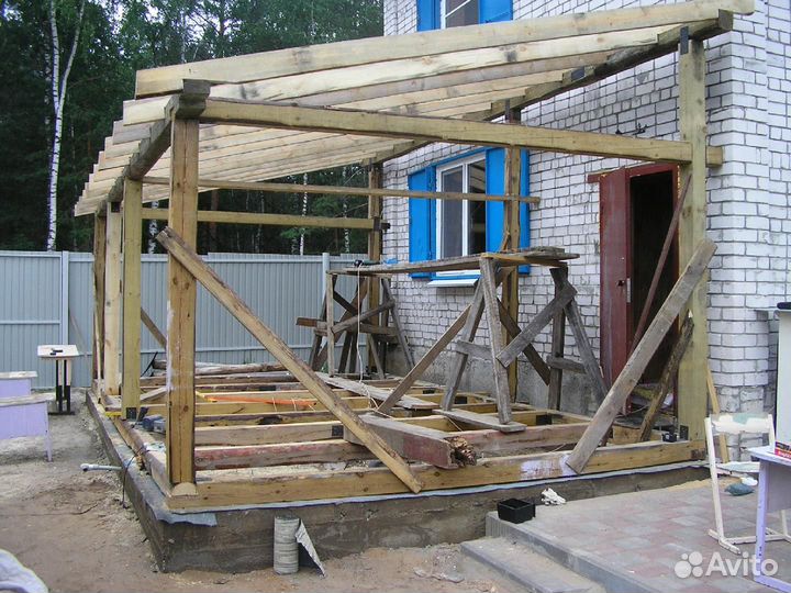 Строительсвто веранд