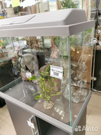 Аквариум 80л серый