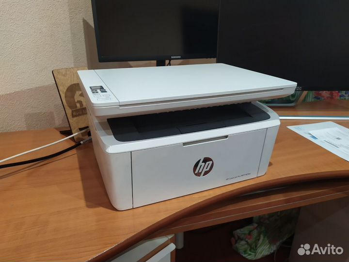 Мфу лазерный принтер HP LaserJet Pro MFP M28w