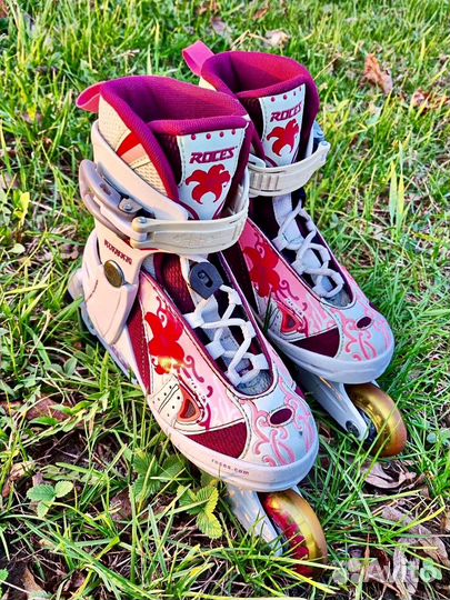 Ролики детские girl roces flash 3.0 с защитой