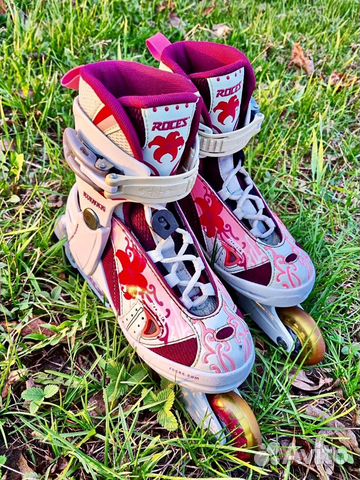 Ролики детские girl roces flash 3.0 с защитой