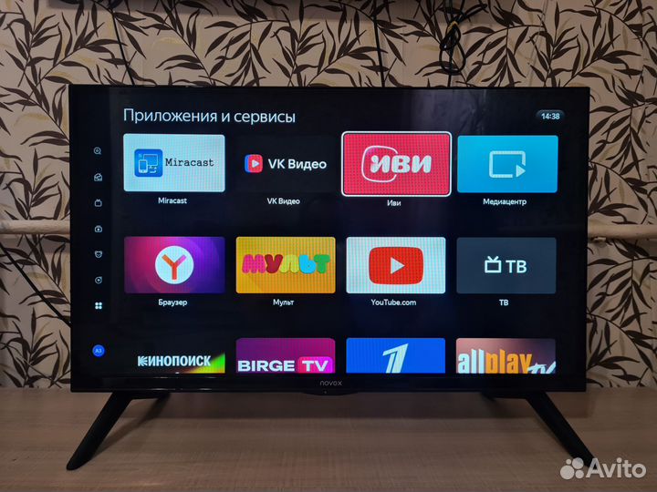 Телевизор Novex 81 см SMART WiFi