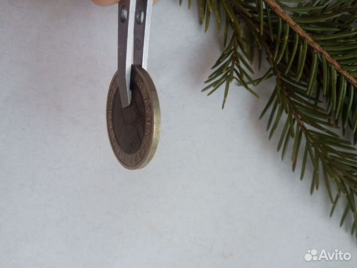 Монета 10 рублей 1991 лмд Биметалл