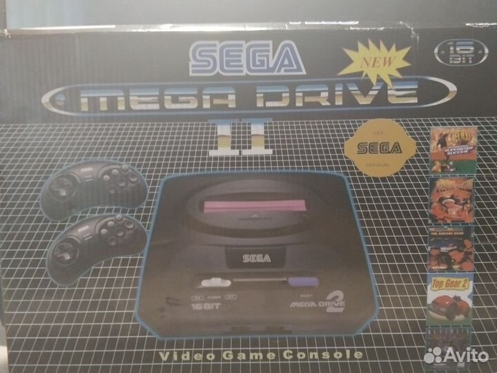 Sega Mega drive 2 + картридж