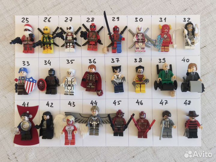 Lego Marvel DC Super heroes минифигурки фигурки