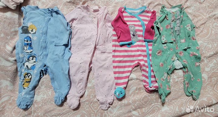 Пакет вещей на девочку до 3 месяцев