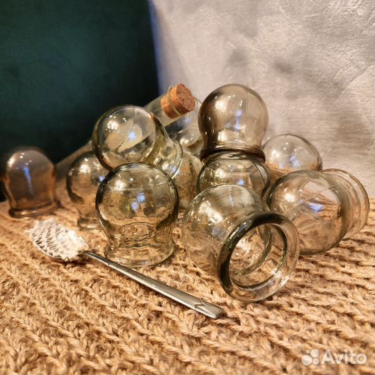 Массажные банки стеклянные