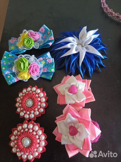 Набор бантиков для маленькой принцессы,Hand made