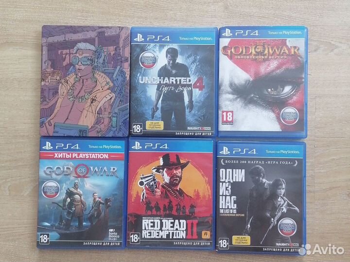 Uncharted 4, God of war 3 Remasted и др. на PS4