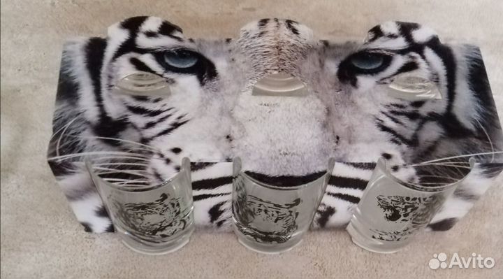 Набор стопки для водки Тигр