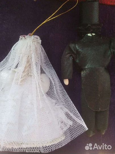 Миникуклы жених и невеста