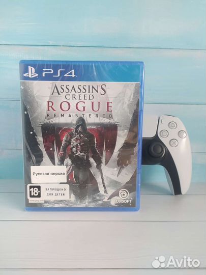 Диск PS4 Assassins creed Rogue (новый)
