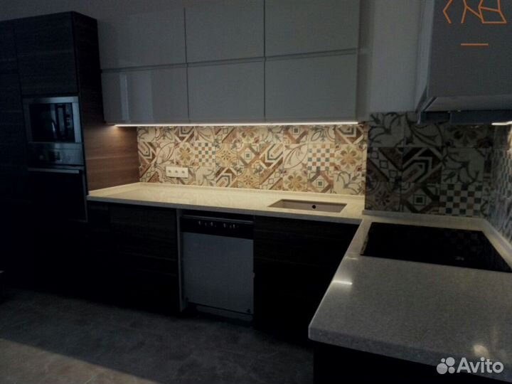 Столешница из искусственного камня для кухни