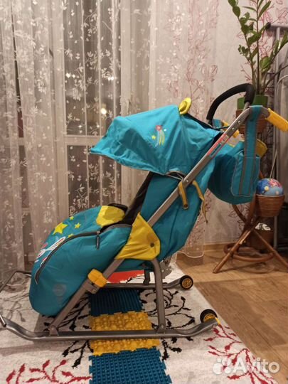 Санки-коляска ника 5