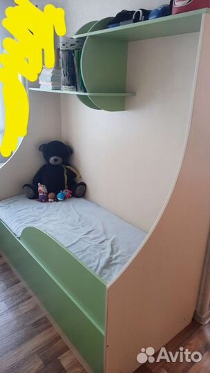 Детская кровать от 3 лет с бортиками