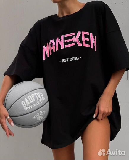 Футболка женская оверсайз