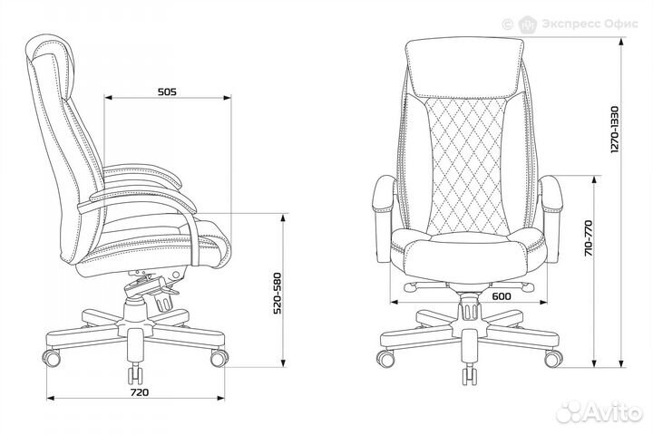 Кресло для руководителя Бюрократ T-9924walnut/chok