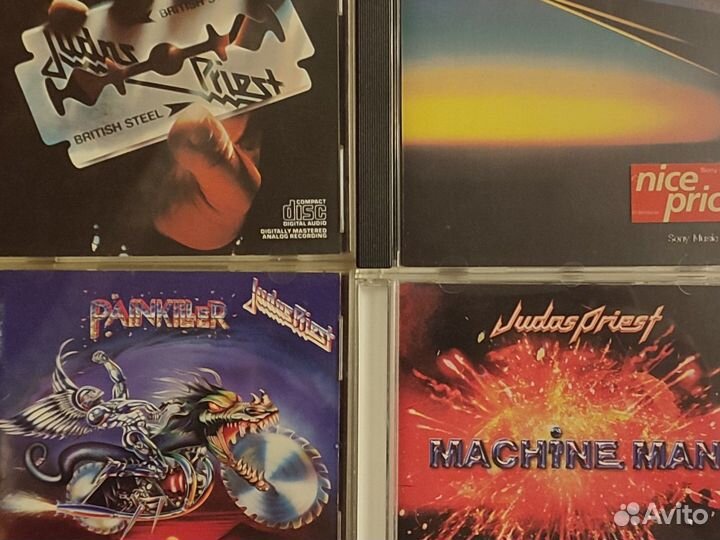 Музыкальные cd диски Judas Priest одним лотом 7 шт