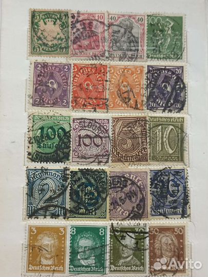 Старинные марки Германии