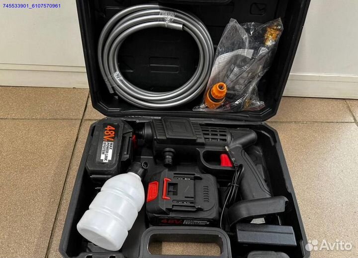 Мойка высокого давления с двумя АКБ 48v (Арт.63930