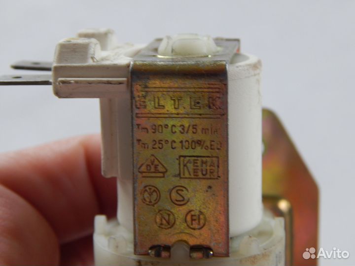 Клапан подачи воды 1х90 для стиральной машины