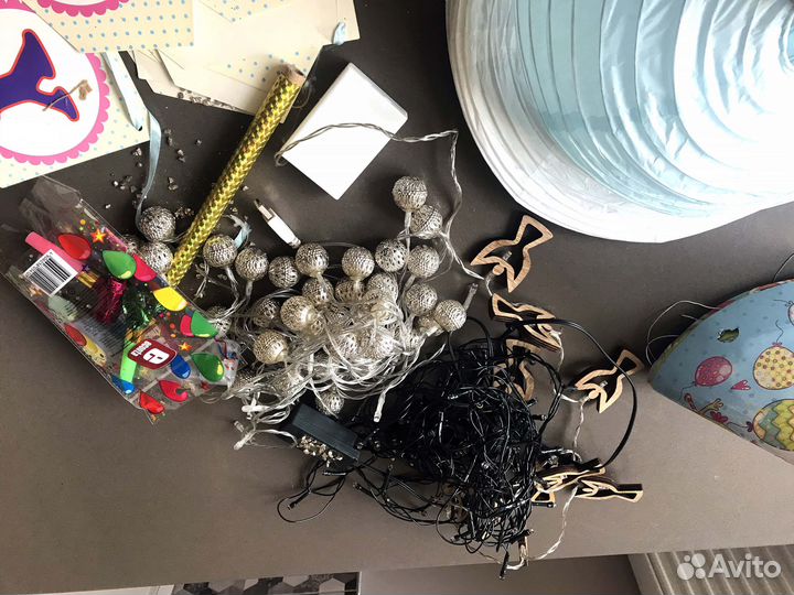 Китайские бумажные фонарики/шарики. Гирлянды