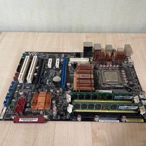 Asus p5k epu,core 2 duo e4500 +4gb озу