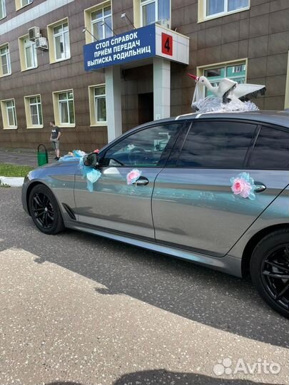 Украшения на машину для встречи из роддома