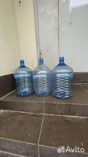 Бутылка для воды 19 литров с пробкой