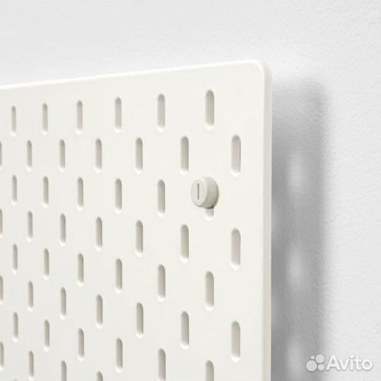 IKEA Скадис Skadis 76х56 см настенная панель белая