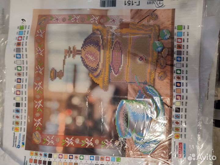 Схема вышивки бисером