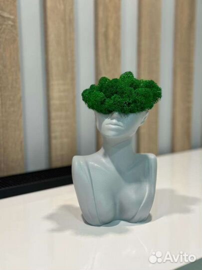 Интерьерные кашпо и статуэтки