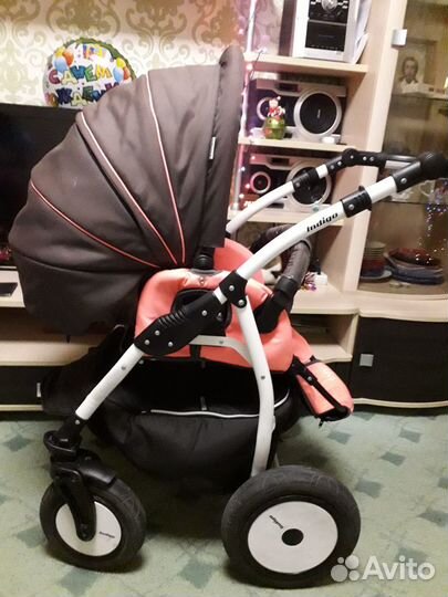 Коляска 2 в 1 индиго