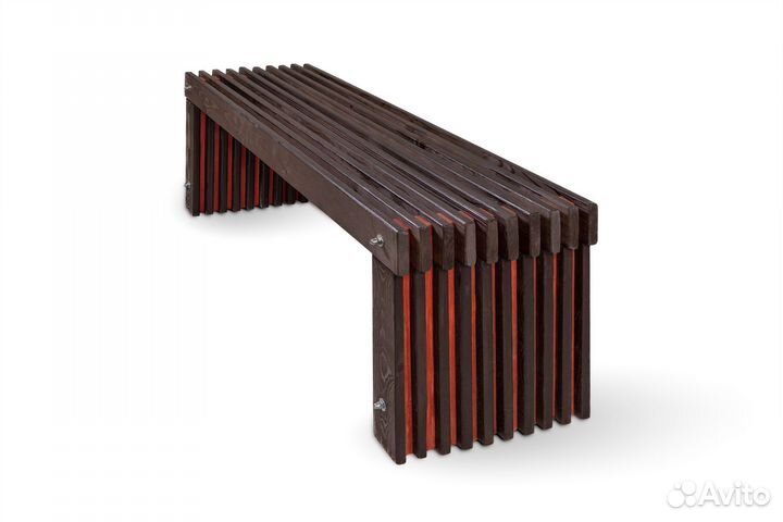 Скамейка садовая деревянная