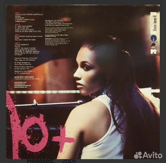 Alicia Keys Unplugged 2LP