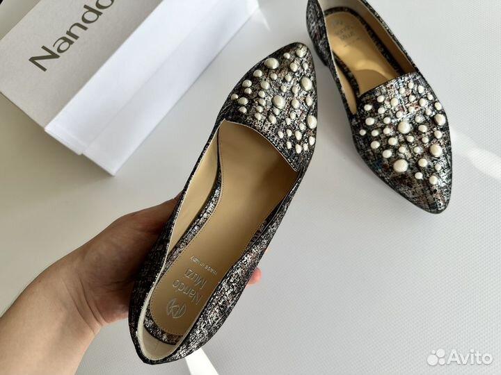 Туфли лоферы женские Nando Muzi Италия новые 40р