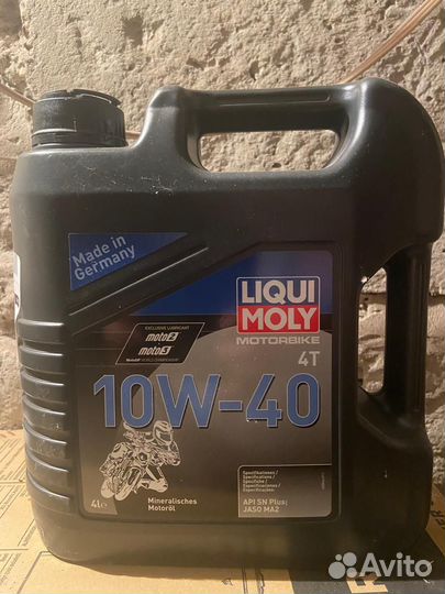 Масло для мотоцикла Liqui moly 10w40