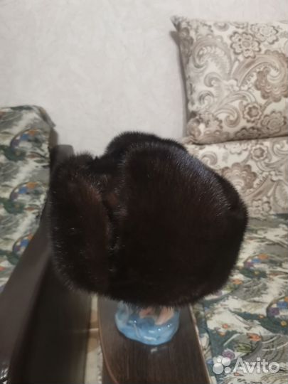 Норковая шапка мужская