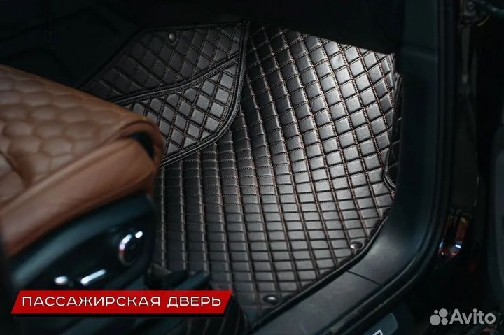 Автомобильные 3Д коврики из экокожи от производите