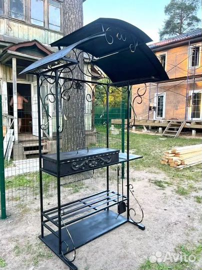 Мангал С печкой под казан