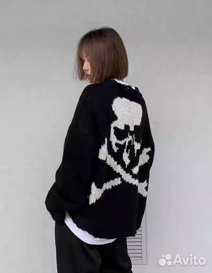 Mastermind World Knitted Skull Jumper