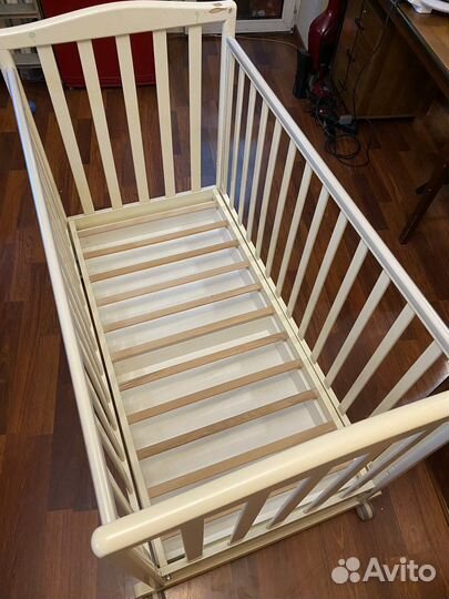 Детская кроватка papaloni с матрацом