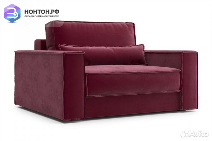 Кресло тик-так Сохо бордовое