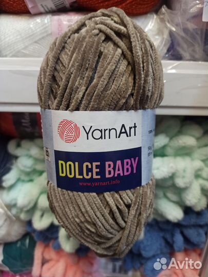 Пряжа yarnart dolce baby дольче беби плюшевая